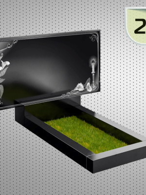 Горизонтальный памятник могилу - Горизонт 21